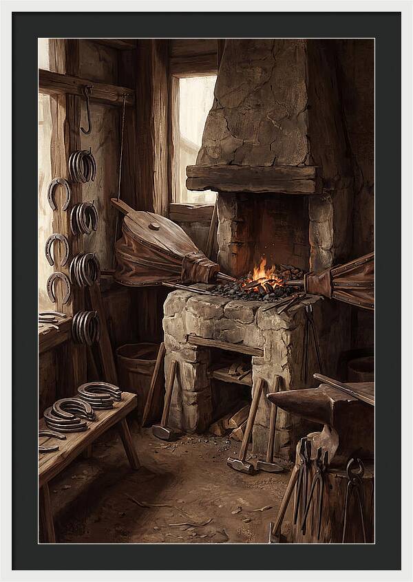 Old Farrier Forge Interior
