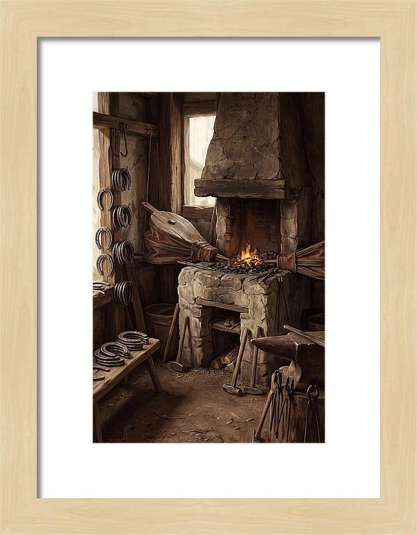Old Farrier Forge Interior