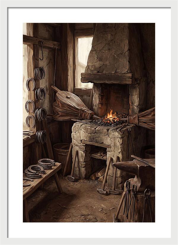 Old Farrier Forge Interior