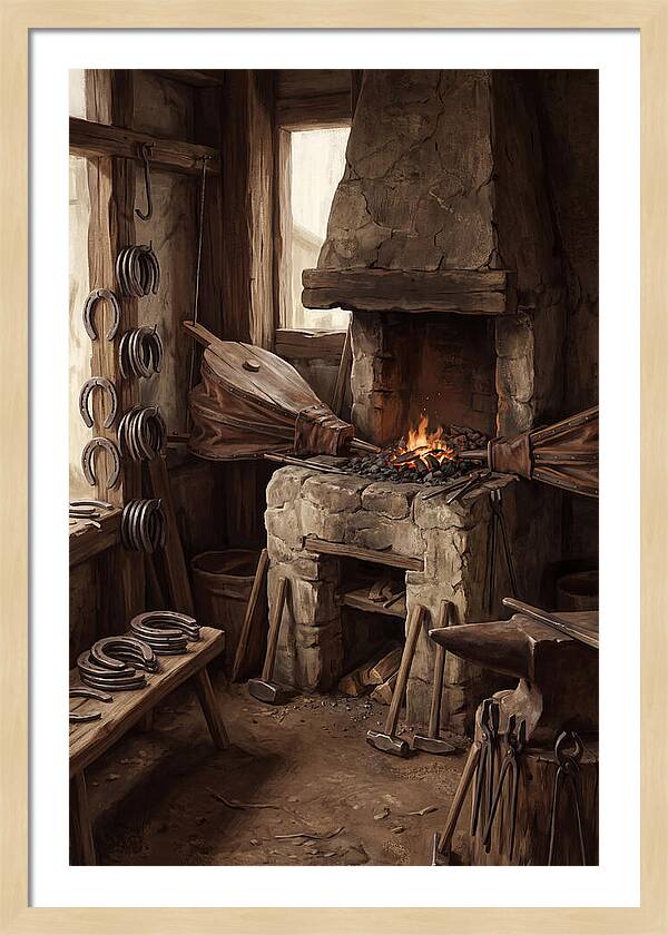 Old Farrier Forge Interior