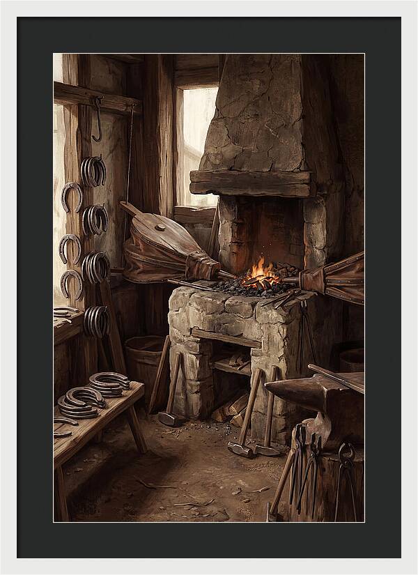 Old Farrier Forge Interior