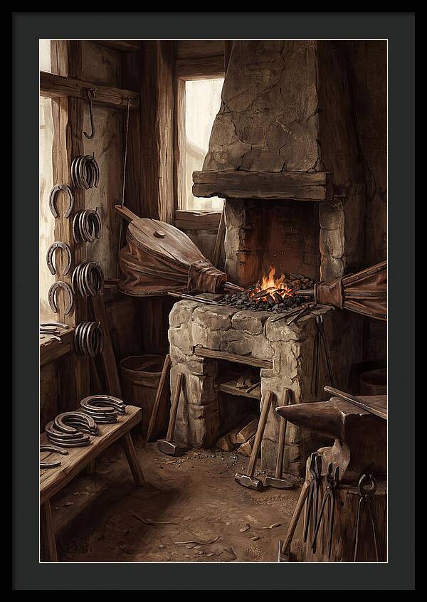 Old Farrier Forge Interior