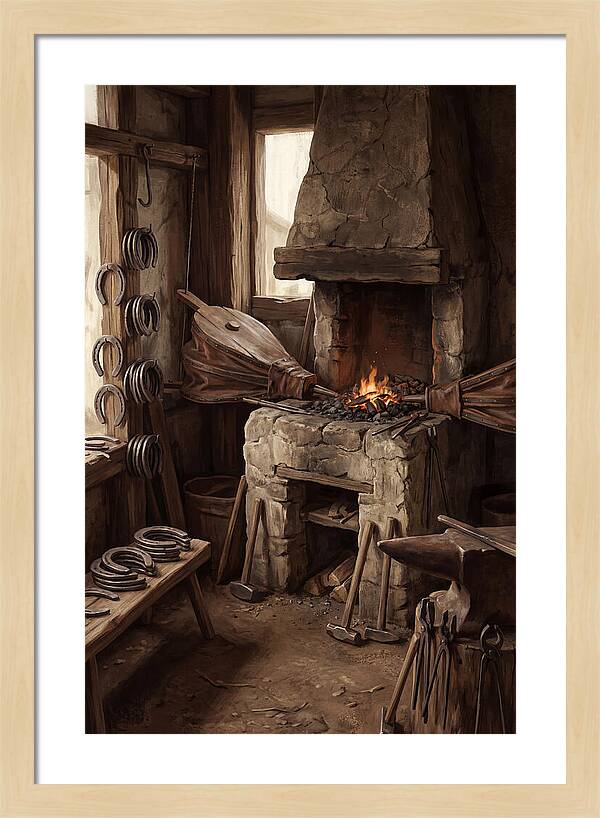 Old Farrier Forge Interior