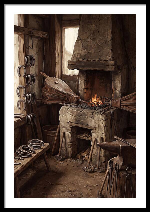 Old Farrier Forge Interior