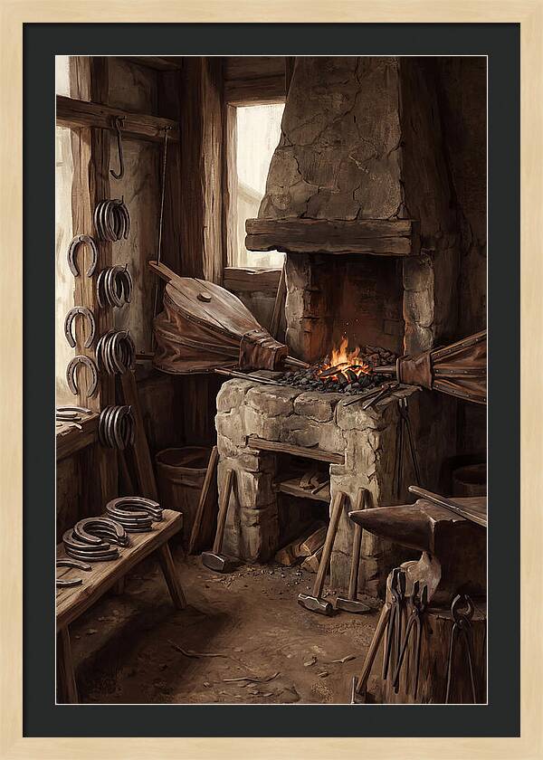 Old Farrier Forge Interior