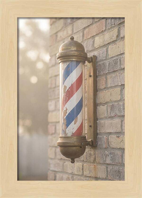 Old Fashioned Barber Pole