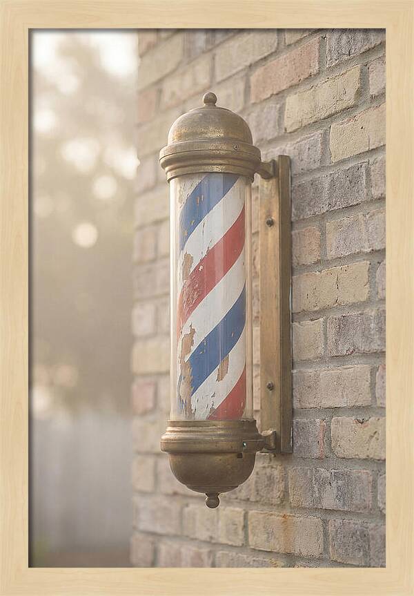 Old Fashioned Barber Pole