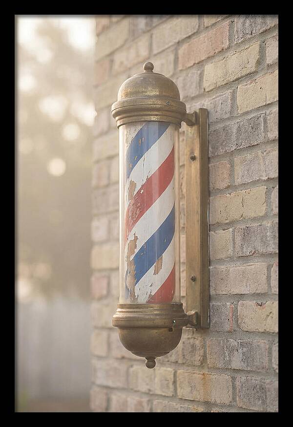 Old Fashioned Barber Pole