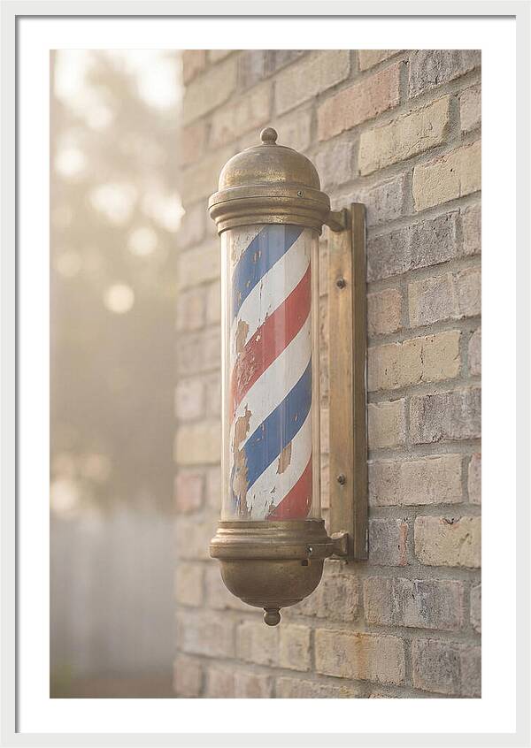 Old Fashioned Barber Pole
