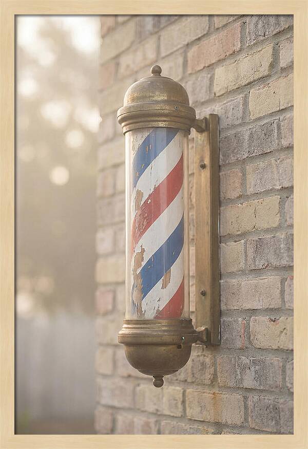 Old Fashioned Barber Pole