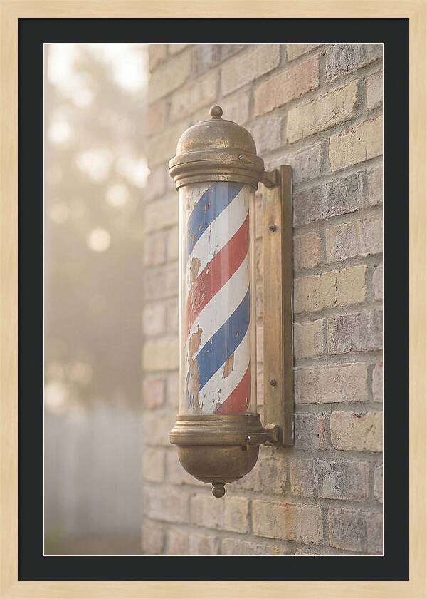 Old Fashioned Barber Pole