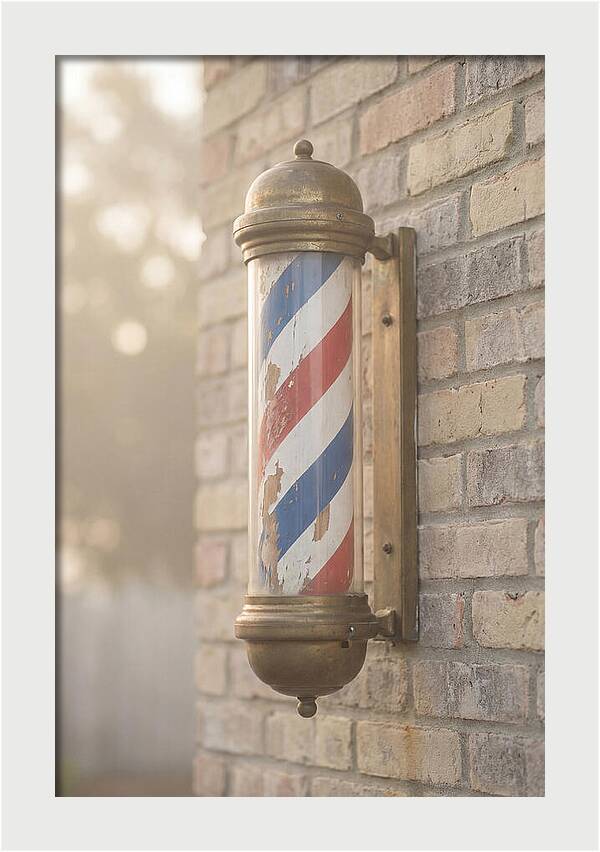 Old Fashioned Barber Pole