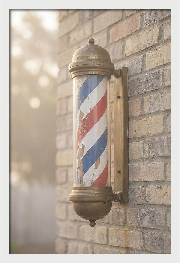 Old Fashioned Barber Pole
