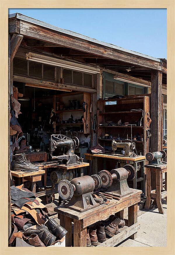 Old Fashioned Shoe Repair Shop