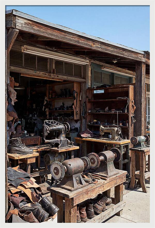 Old Fashioned Shoe Repair Shop