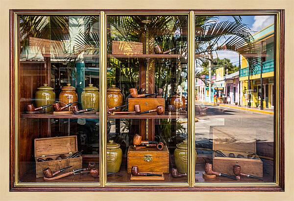 Old Fashioned Tobacconist Display
