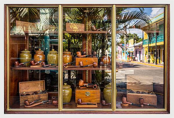 Old Fashioned Tobacconist Display