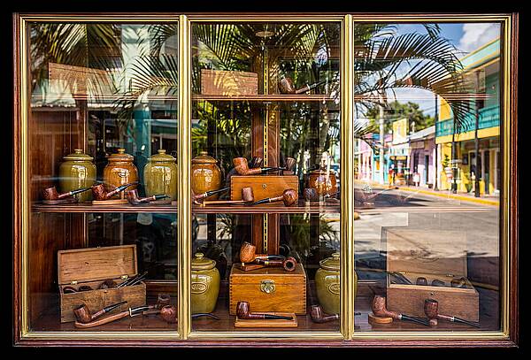 Old Fashioned Tobacconist Display