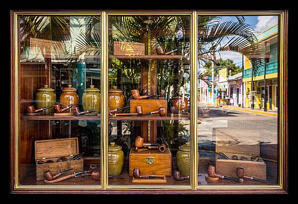 Old Fashioned Tobacconist Display