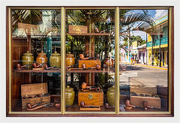 Old Fashioned Tobacconist Display