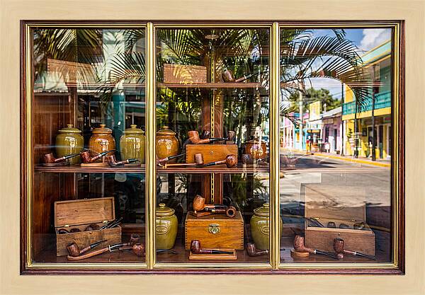 Old Fashioned Tobacconist Display