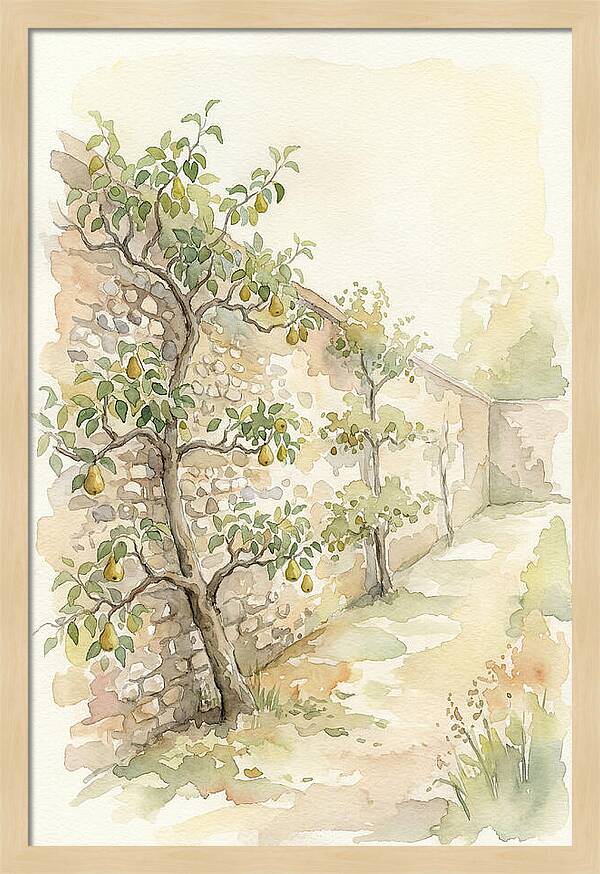 Old Flint Wall Garden