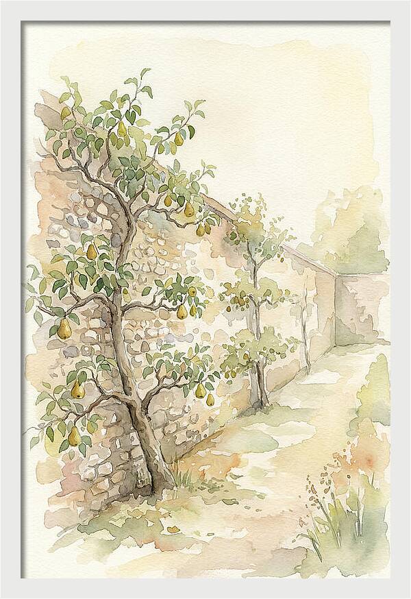 Old Flint Wall Garden