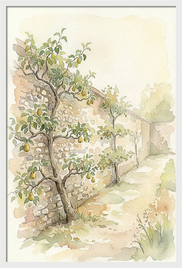 Old Flint Wall Garden