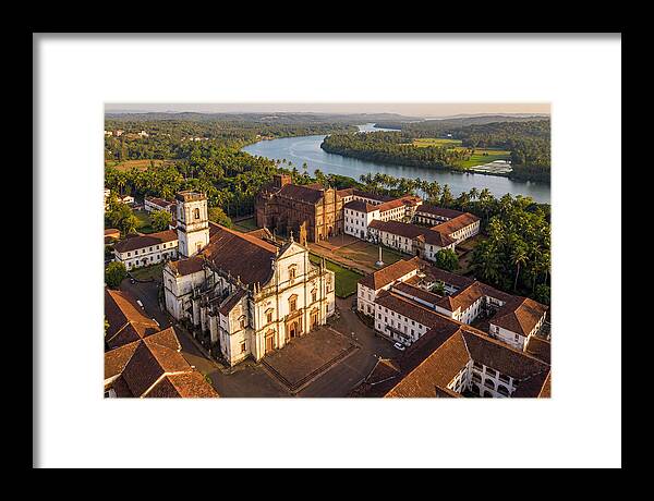 Old Goa Bathed In Golden Light