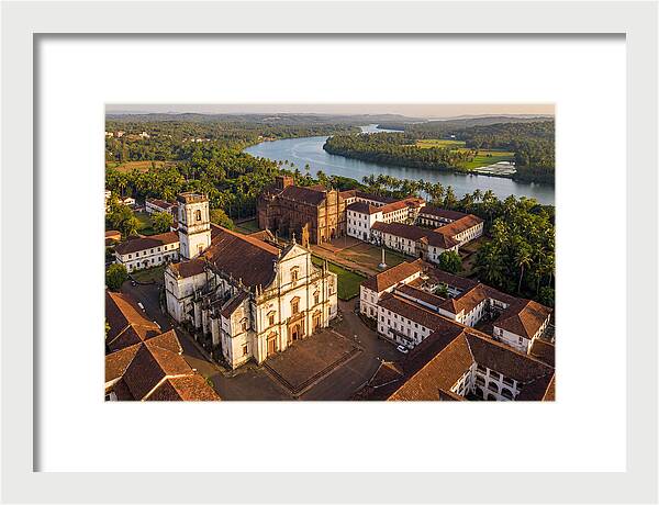 Old Goa Bathed In Golden Light