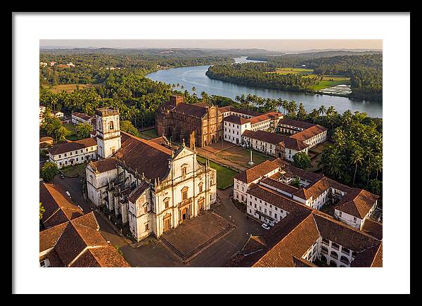 Old Goa Bathed In Golden Light