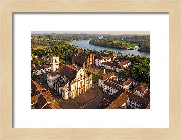 Old Goa Bathed In Golden Light