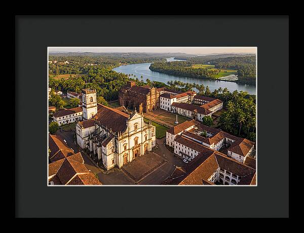 Old Goa Bathed In Golden Light