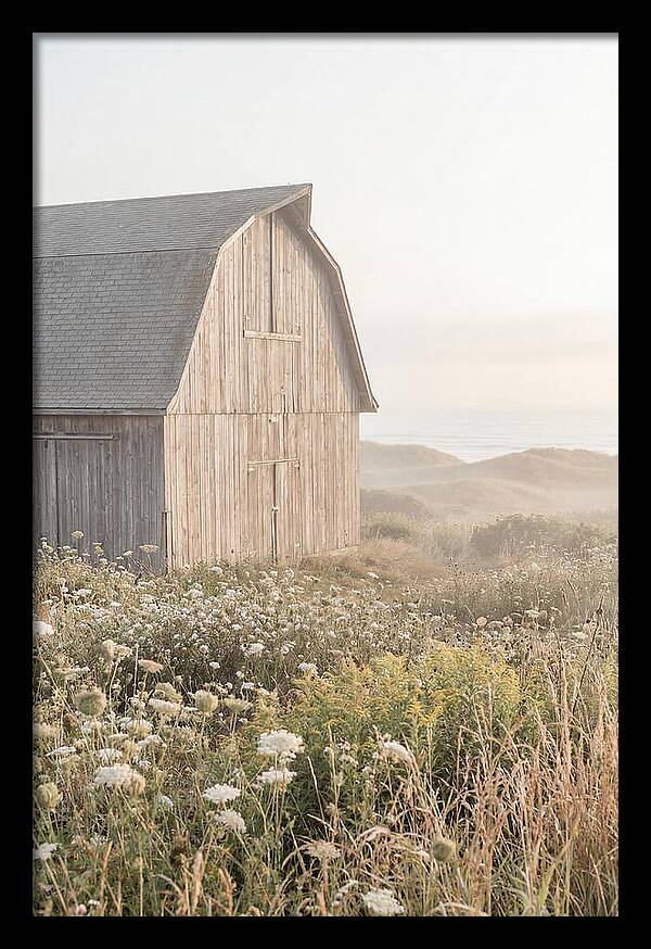 Old Grey Barn By The Sea