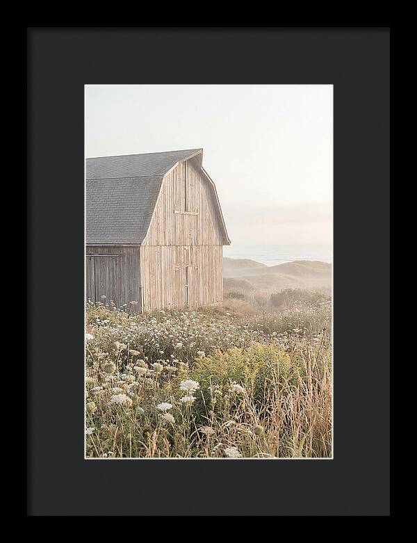 Old Grey Barn By The Sea