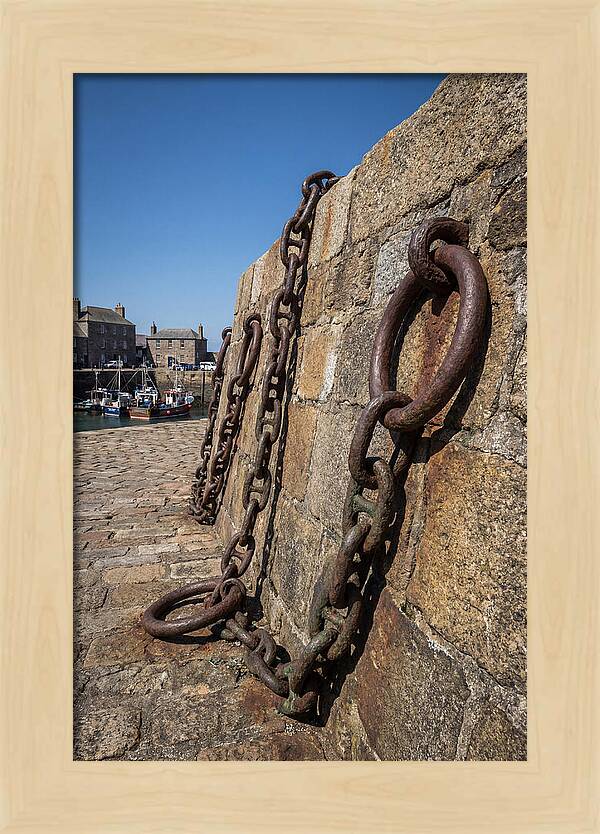 Old Harbor Chains And Mooring Rings