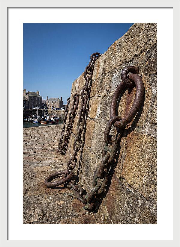 Old Harbor Chains And Mooring Rings