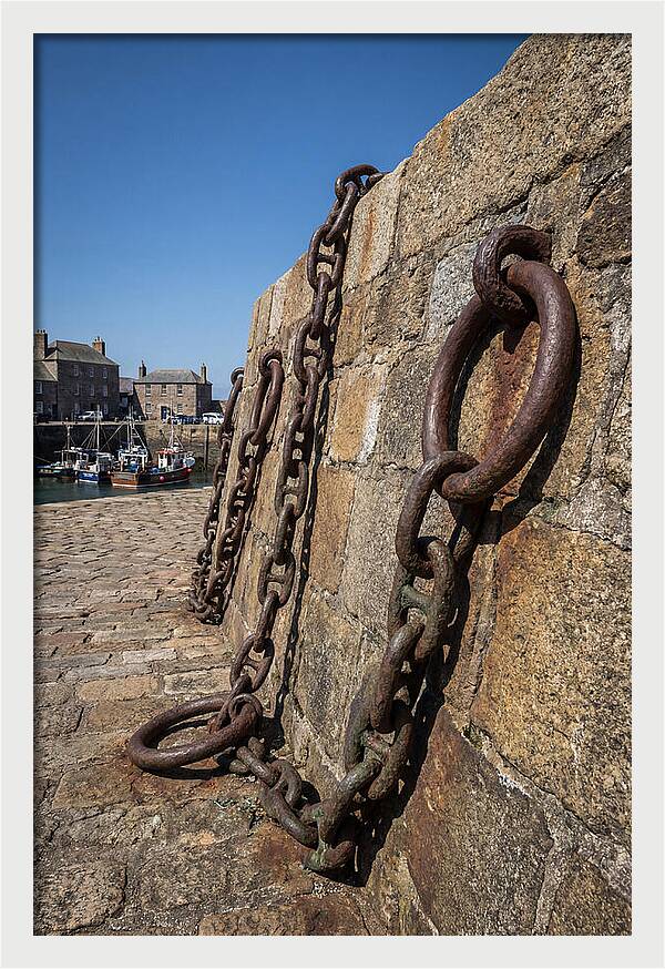 Old Harbor Chains And Mooring Rings