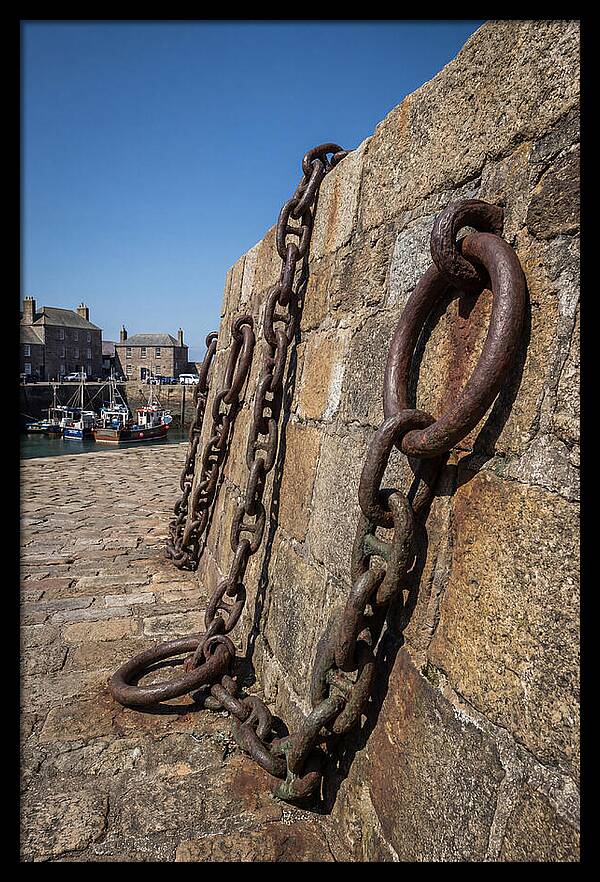 Old Harbor Chains And Mooring Rings