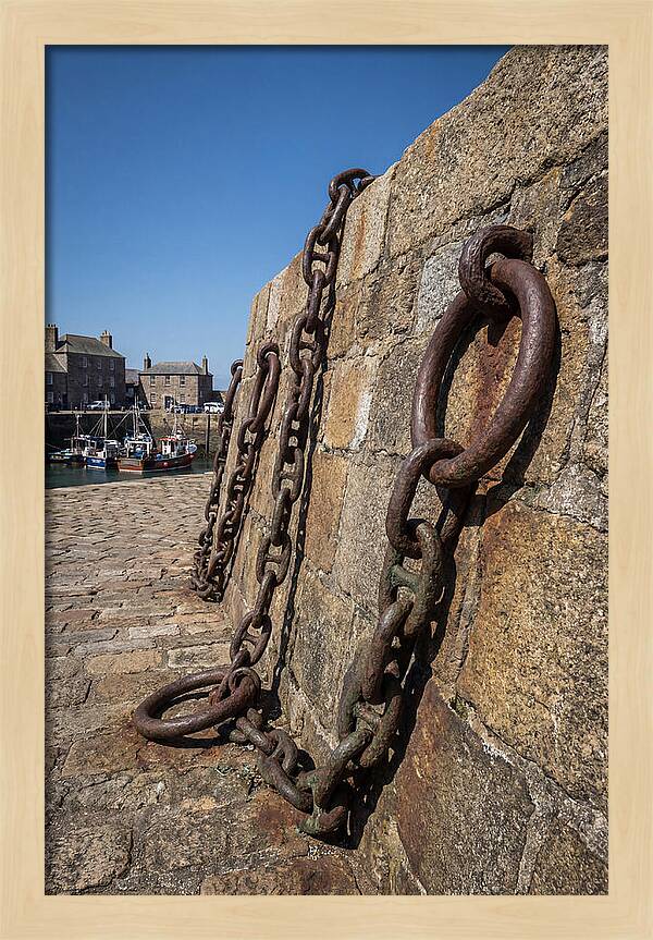 Old Harbor Chains And Mooring Rings
