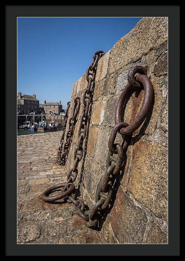 Old Harbor Chains And Mooring Rings
