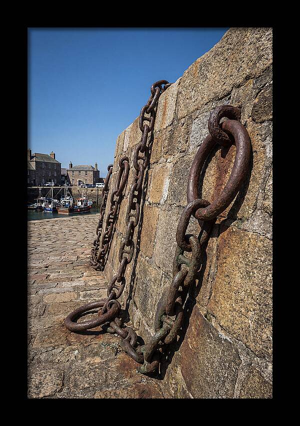 Old Harbor Chains And Mooring Rings