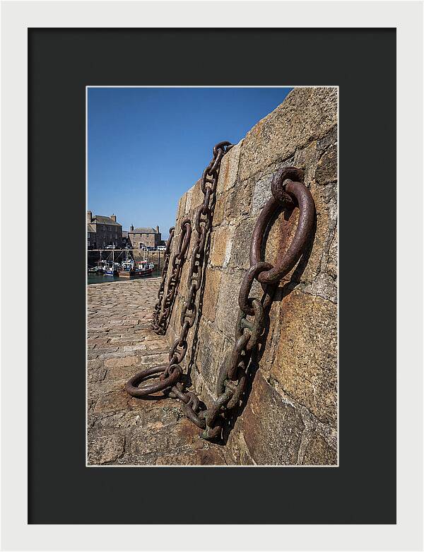 Old Harbor Chains And Mooring Rings