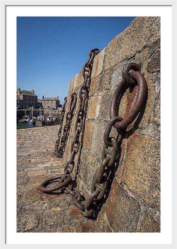 Old Harbor Chains And Mooring Rings