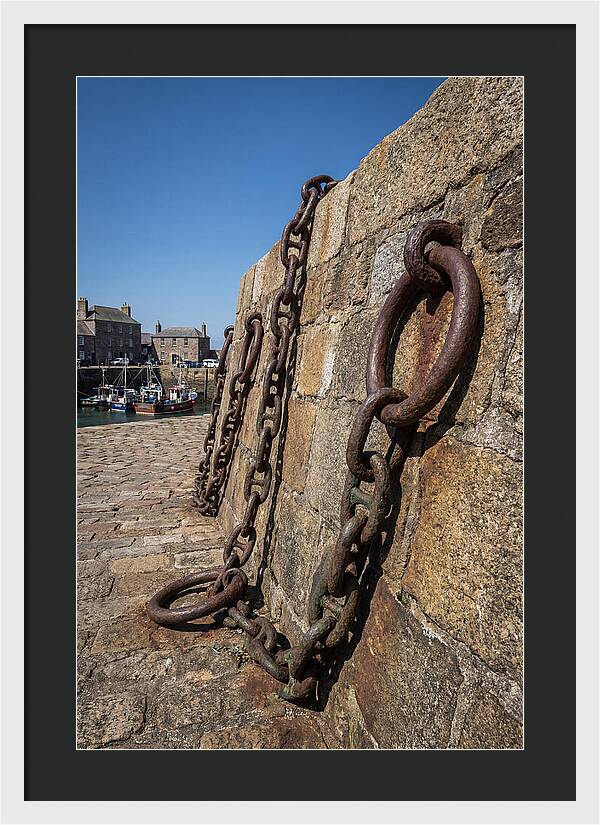Old Harbor Chains And Mooring Rings