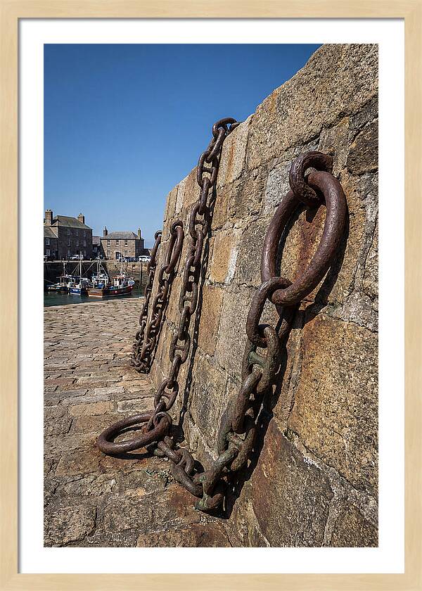 Old Harbor Chains And Mooring Rings