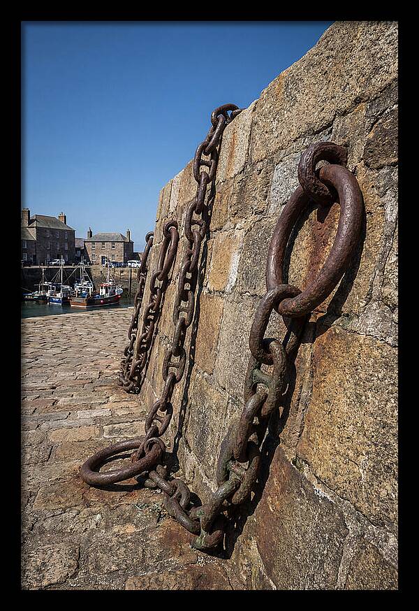 Old Harbor Chains And Mooring Rings