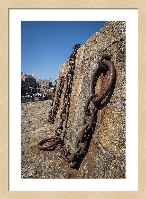 Old Harbor Chains And Mooring Rings