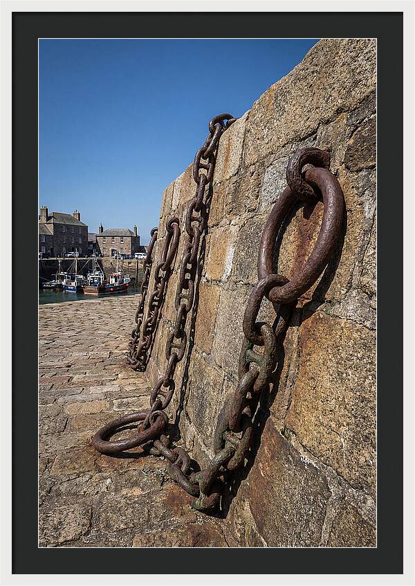 Old Harbor Chains And Mooring Rings