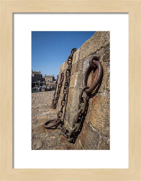 Old Harbor Chains And Mooring Rings